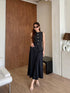 Two Piece Sleeveless Waist Coat Style With A Line Skirt